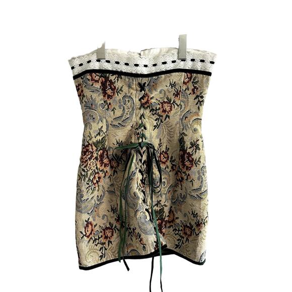 With Jean Sabrin Strapless Mini Dress Tabi Tapestry - Picture 4 of 7